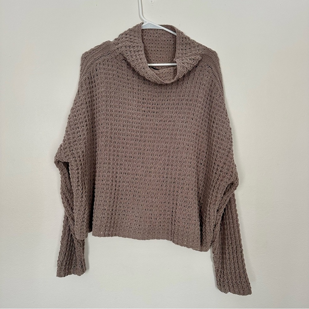 Urban Outfitters Taupe Cowl Neck Sweater